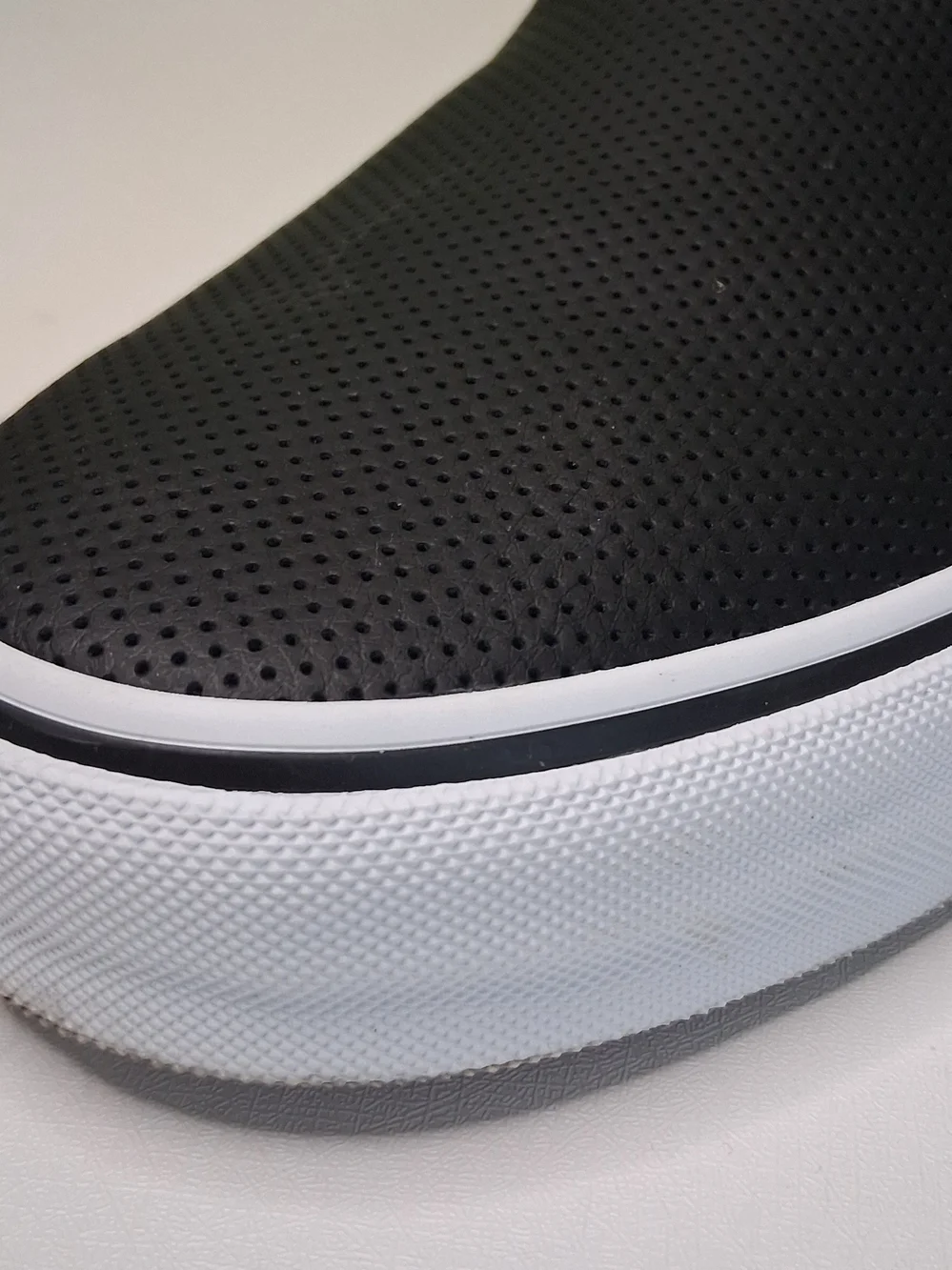 Women's Black Slip-On Vans Casual Shoes - Comfortable Everyday Wear - Picture 11 of 13